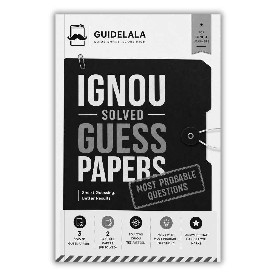 IGNOU Solved Guess Papers